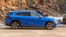 Mercedes GLC EQ Avantgarde (2026) in Klarblau Metallic: Das Exterieur