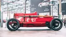 Alcune auto esposte tutti i giorni nell'Heritage Hub Stellantis di Torino