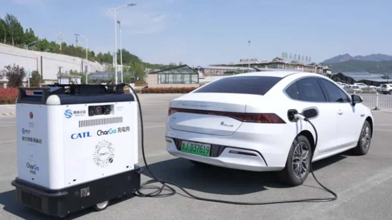 Robot per la ricarica in Cina