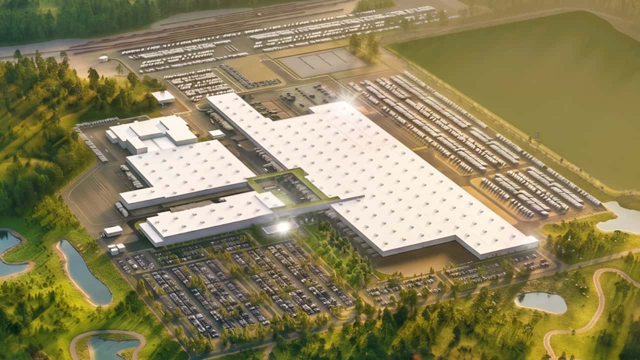 Rivian Georgia Plant rendering
