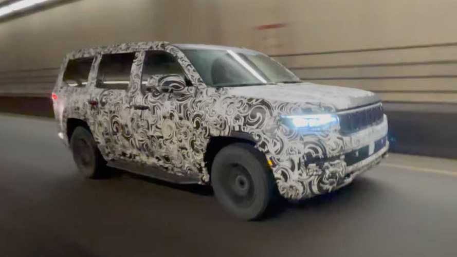Jeep Grand Wagoneer Prototype Caught Testing In A Hurry