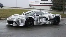Ferrari hypercar test mule spy photo