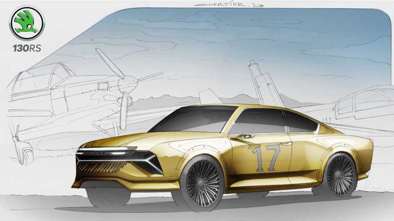 Skoda 130 RS render