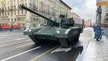 T-14 Kampfpanzer auf der Plattform „Armata“