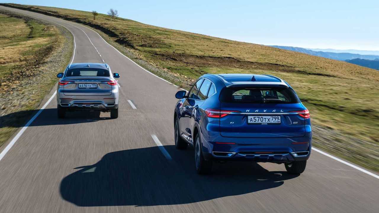 Haval F7 и Haval F7x в динамике