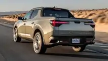 2022 Hyundai Santa Cruz Rear On Road