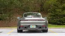 2020 Porsche 911 Carrera 4 tail on