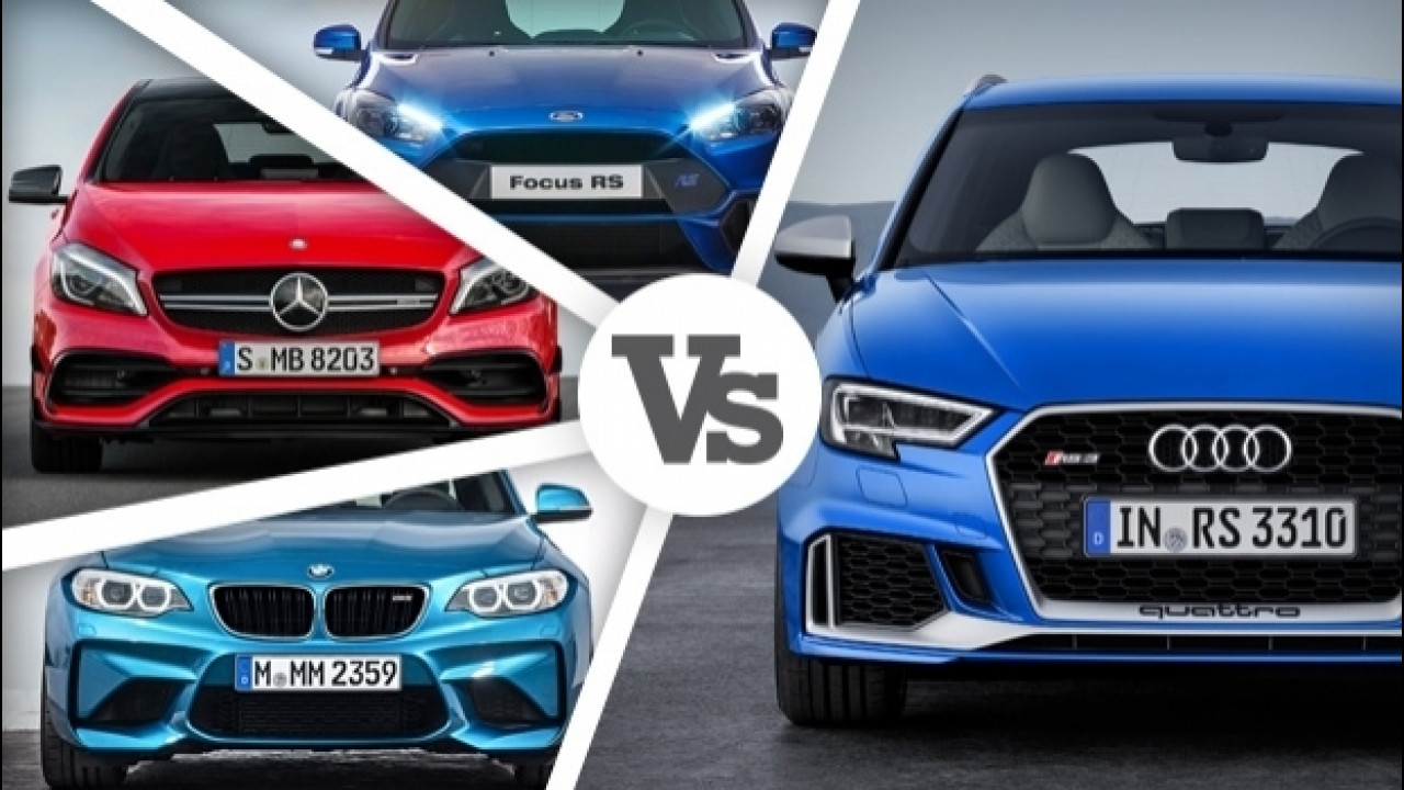 [Copertina] - Audi RS 3 Sportback, le sue rivali