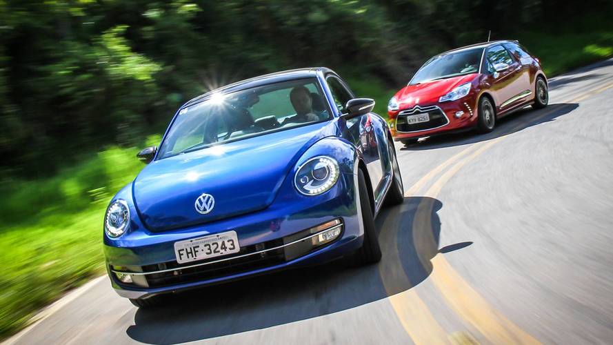 Volkswagen Fusca e Citroën DS3