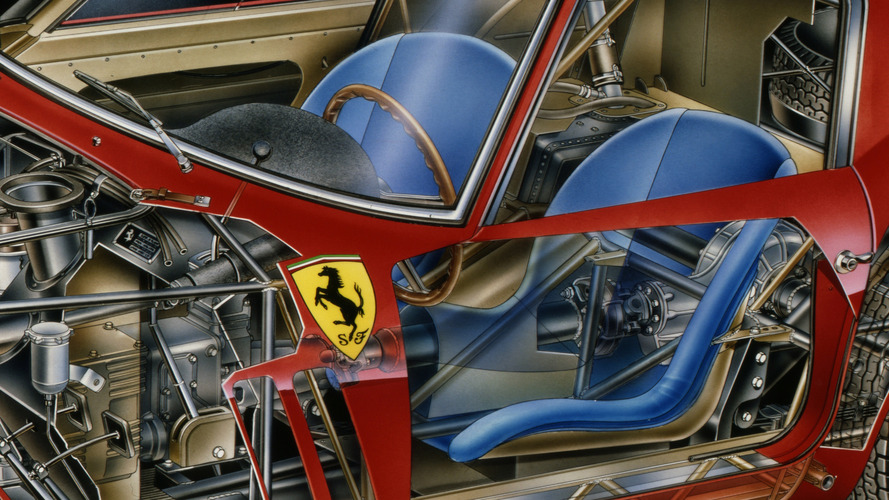 Ferrari 250 GTO Cutaway by: David Kimble