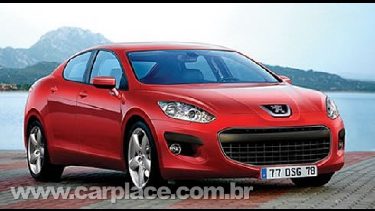 Novo Peugeot 408 é flagrado - Modelo deve ser apresentado em Genebra