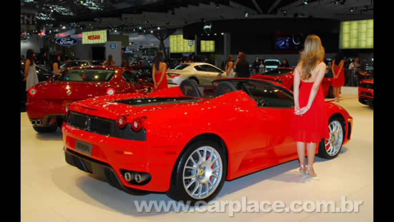 Destaques do Salão do Automóvel 2008 - Confira fotos das máquinas da Ferrari