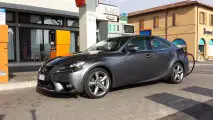 Lexus IS Hybrid Luxury, test di consumo reale Roma-Forlì