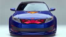 Superman-themed Kia Optima Hybrid 07.2.2013