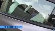 2021 Tesla Model 3 refresh chrome delete
