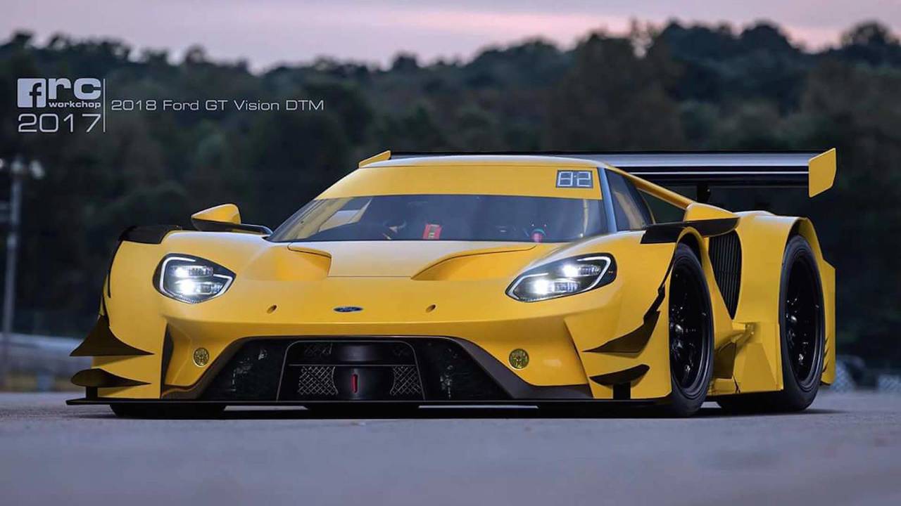 Ford GT DTM Rendering