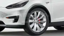 Tesla Model Y, il rendering