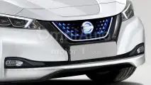 Nuova Nissan Leaf, il rendering