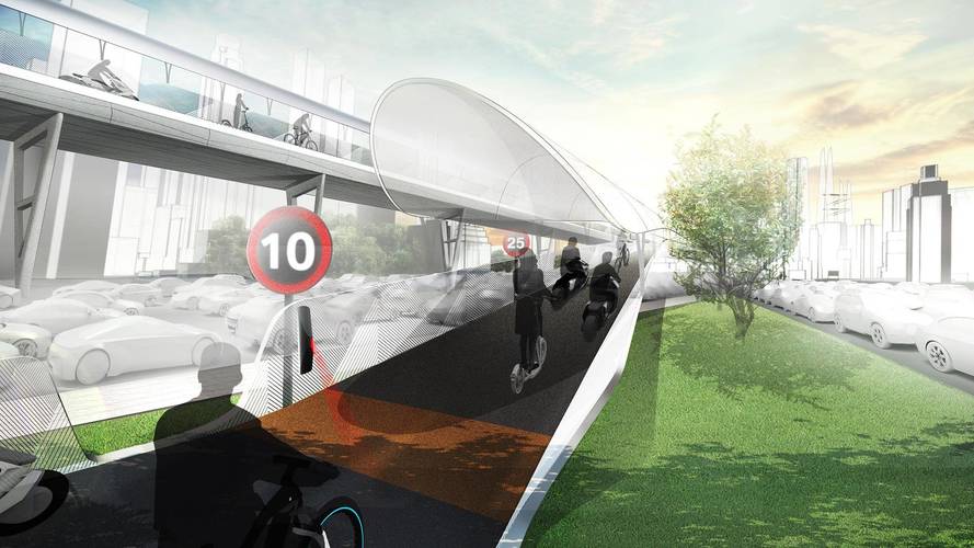 BMW E3 Elevated Road Concept