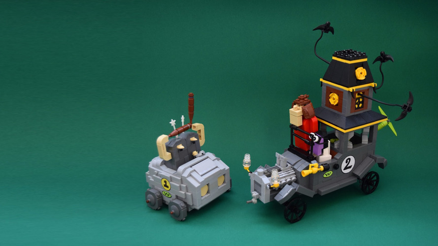 Wacky Races in Lego form