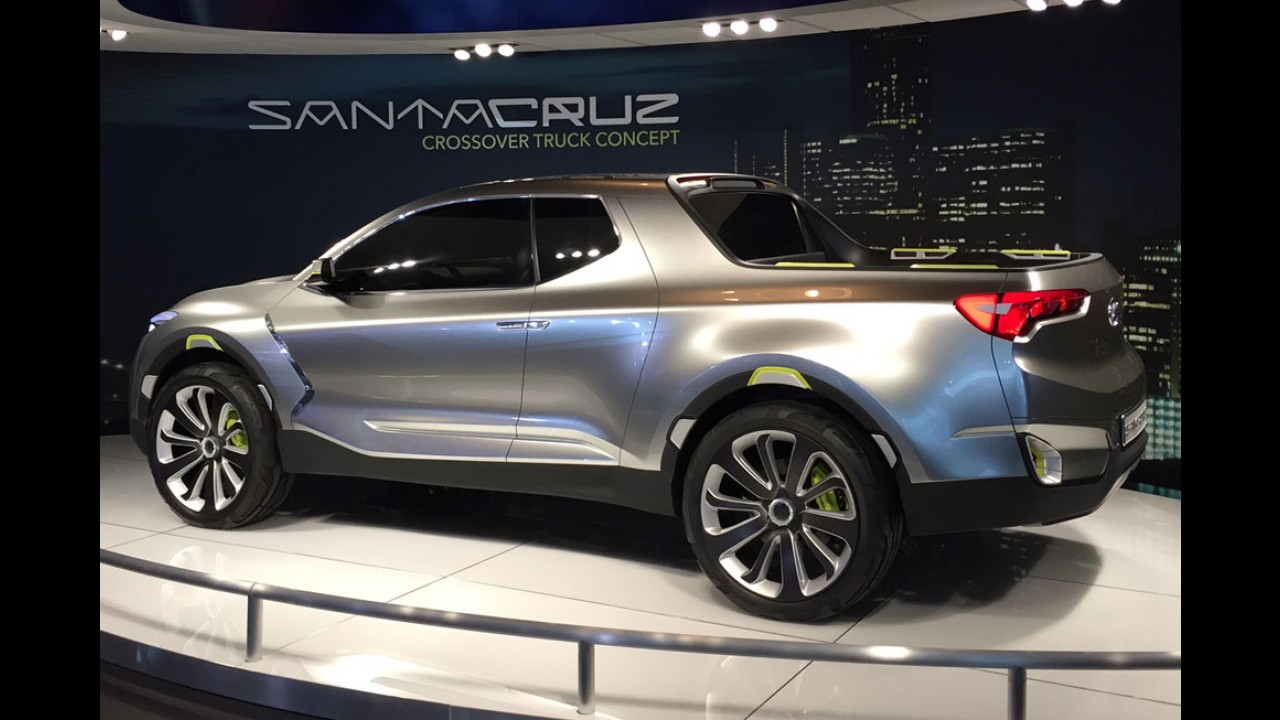 Hyundai considera produzir picape Santa Cruz após boa aceitação do público