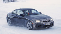 2018 BMW M2 facelift spy shot