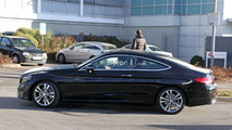 2018 Mercedes C-Class Coupe facelift spy photo