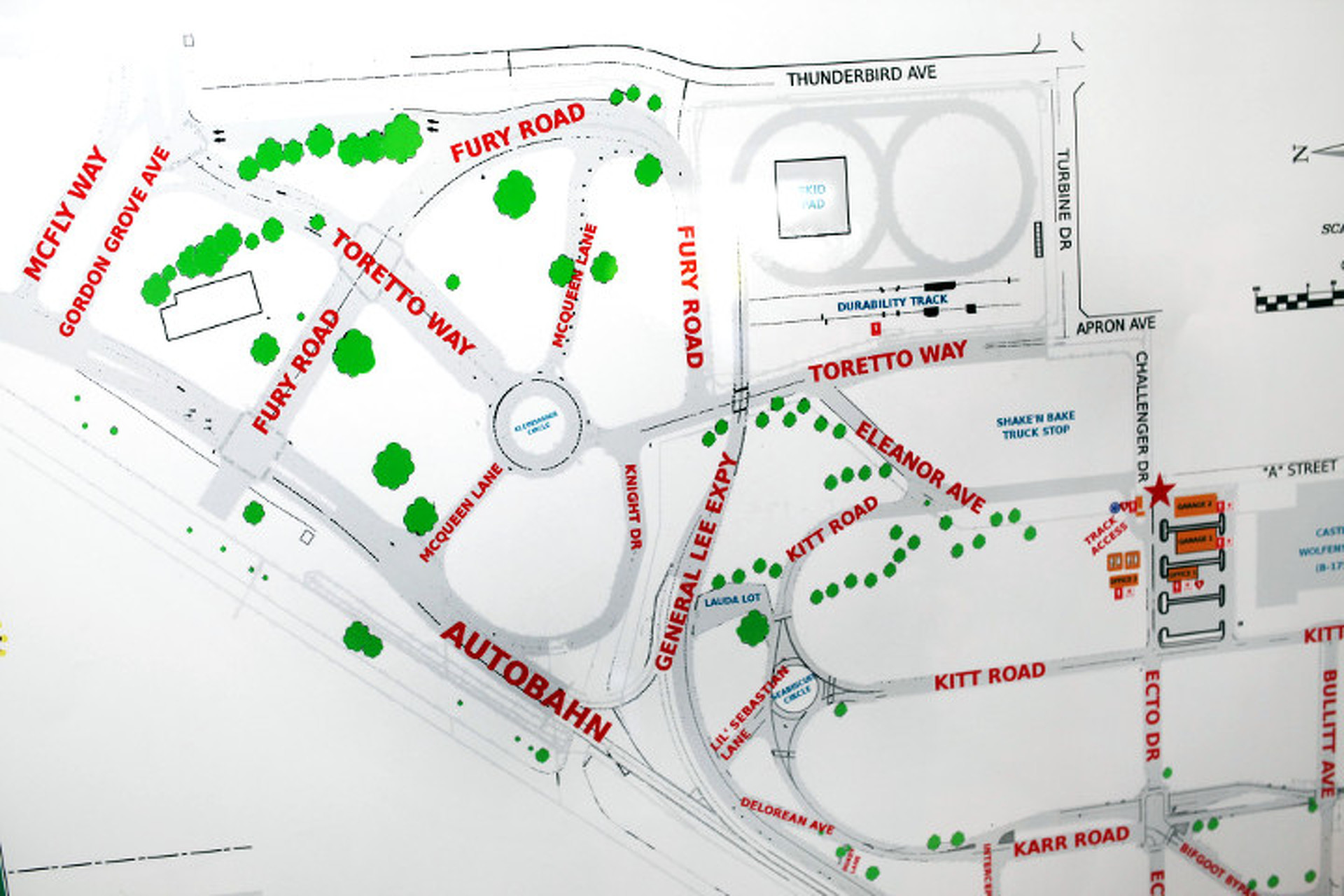 Google's Self-Driving Proving Ground Has Seriously Awesome Street Names