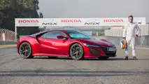 2017 Acura NSX with Fernando Alonso