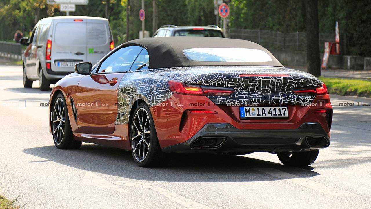 BMW 8 Series Convertible Spy Photo