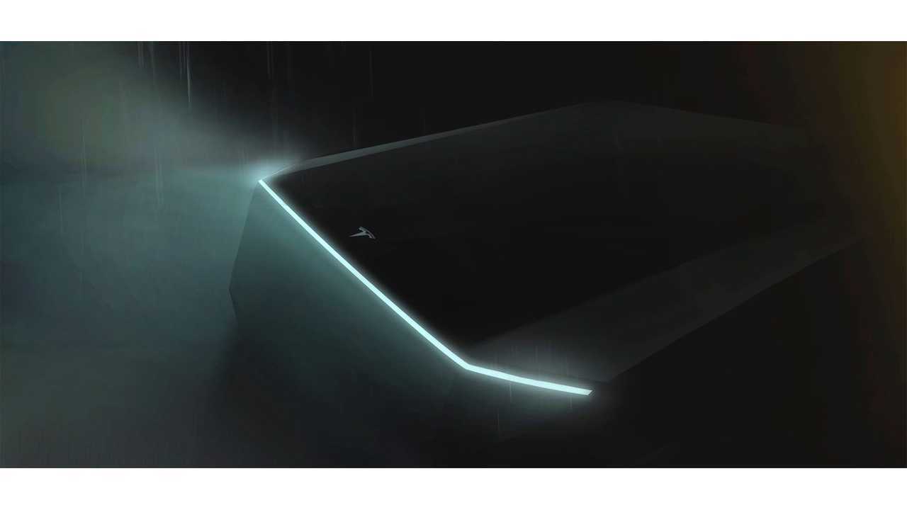 Is This Our First Look At The Real Tesla Truck? Video