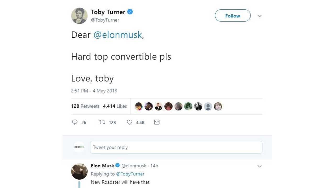 roadster tweet