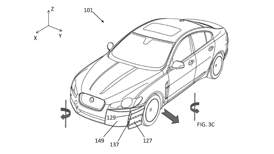 Jaguar Land Rover aerodinamik patent