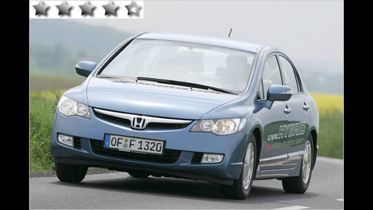 Honda Civic 1.3i DSi Hybrid: 83 Punkte