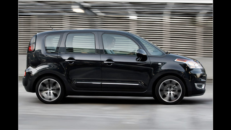 Der 4,08 Meter lange C3 Picasso verbindet eine kompakte Front mit einem steilen Heck