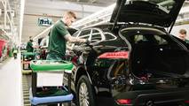 Jose Mourinho visits F-Pace factory