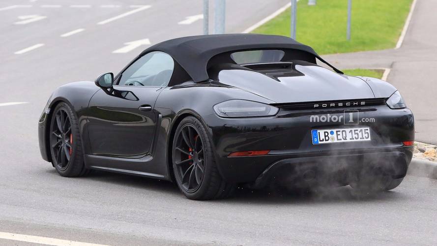 Porsche 718 Boxster Spyder fotos espía