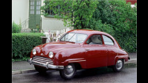 1949 lief die Serienfertigung des Saab 92 mit einem Zweitakt-Zweizylinder unter der Haube an