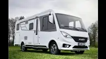 Neue Wohnmobile, neue Wohnwagen