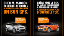 Publicité Sixt présidentielle