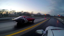 Tesla Model S P100D drag races different vehicles