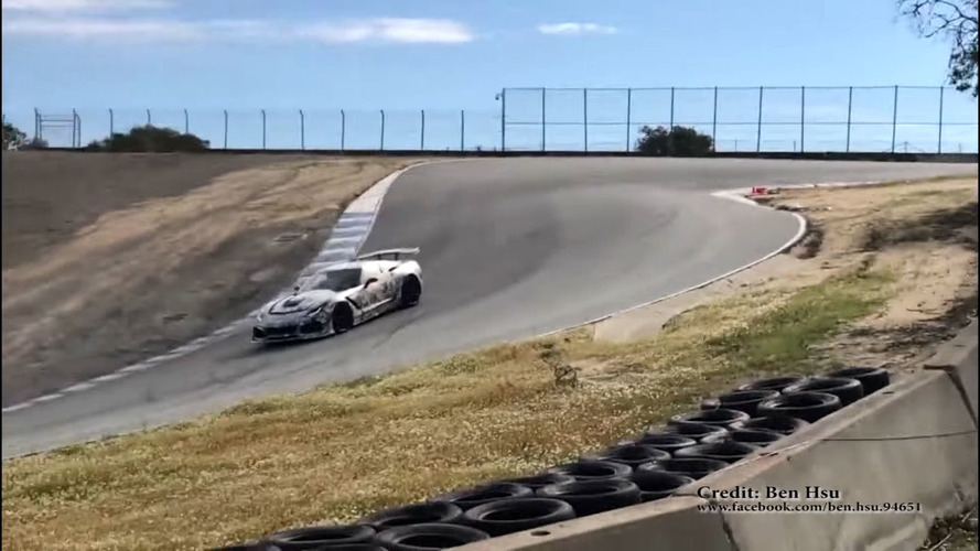 VIDÉO – La future Corvette ZR1 surprise en piste à Laguna Seca