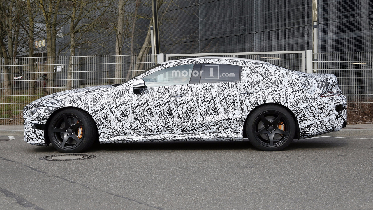 2019 Mercedes-AMG GT sedan spy photo