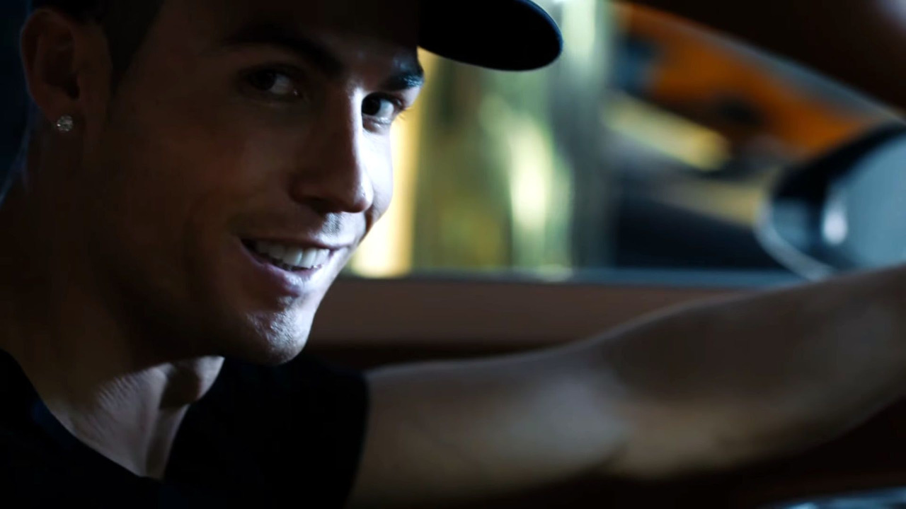 Cristiano Ronaldo testing Bugatti Chiron