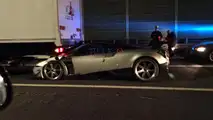 Pagani Huayra BC crash