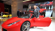 Ferrari 458 Spider live in Frankfurt 14.09.2011