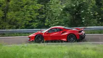 Ferrari 488 Pista, prova sul circuito di Fiorano
