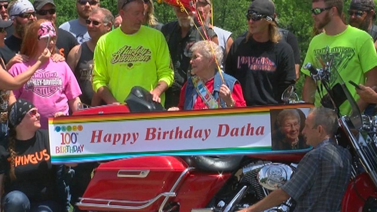 Grandma Takes Her First Ride on 100th Birthday