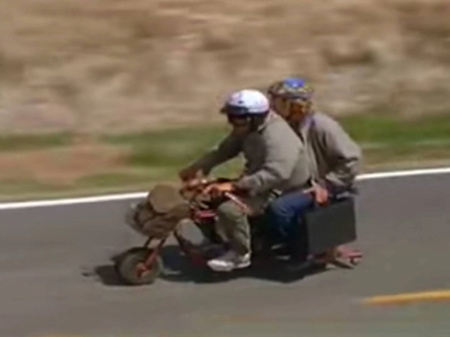 dumb and dumber motorcycle helmet Watch & Watch Two Guys Try the
