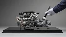 Bugatti Chiron engine scale model